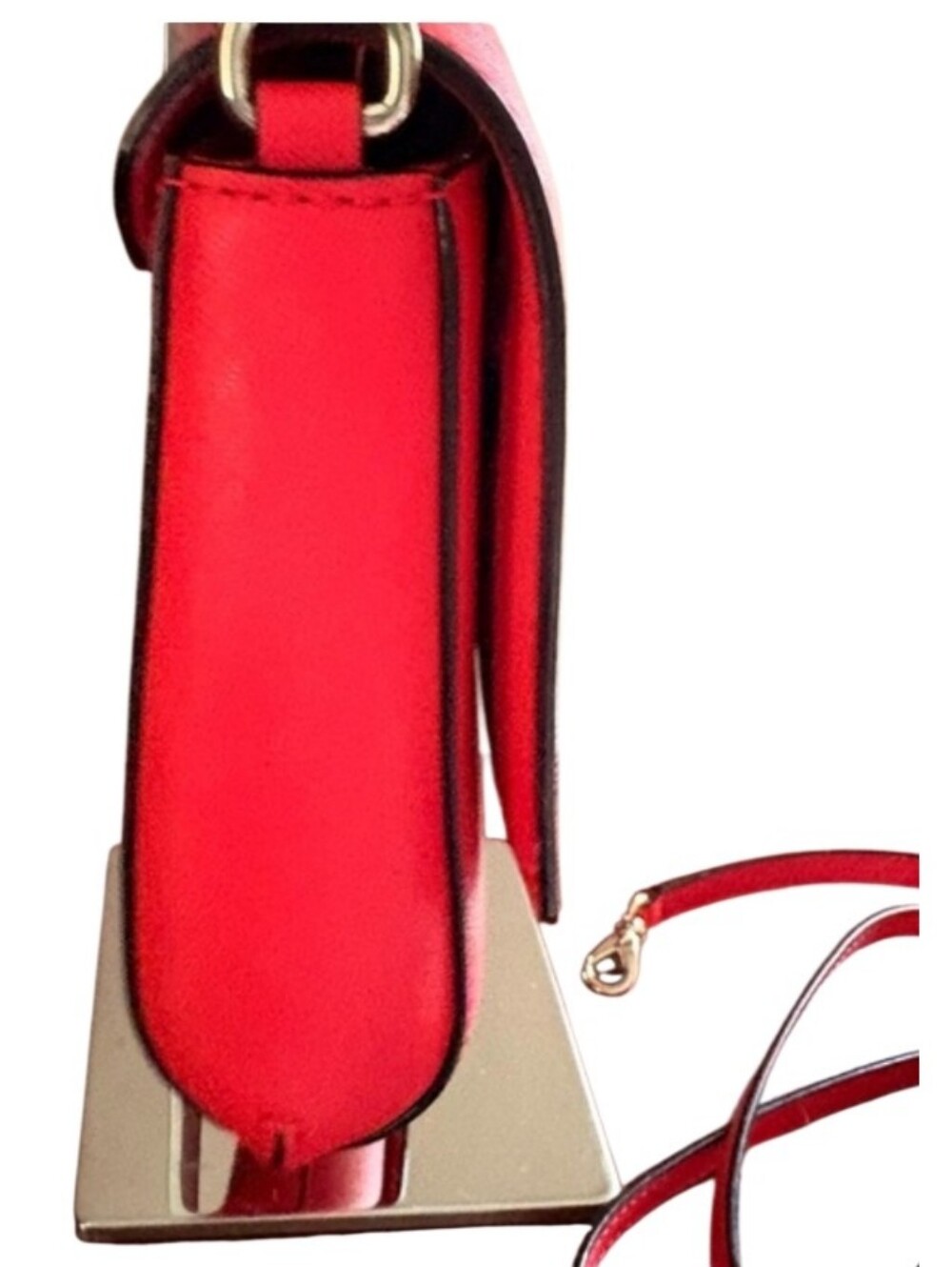Kate Spade NWT Laurel Way Red Crossbody Bag with Gold Chain No Callouts Ret.$229 - Picture 4 of 10